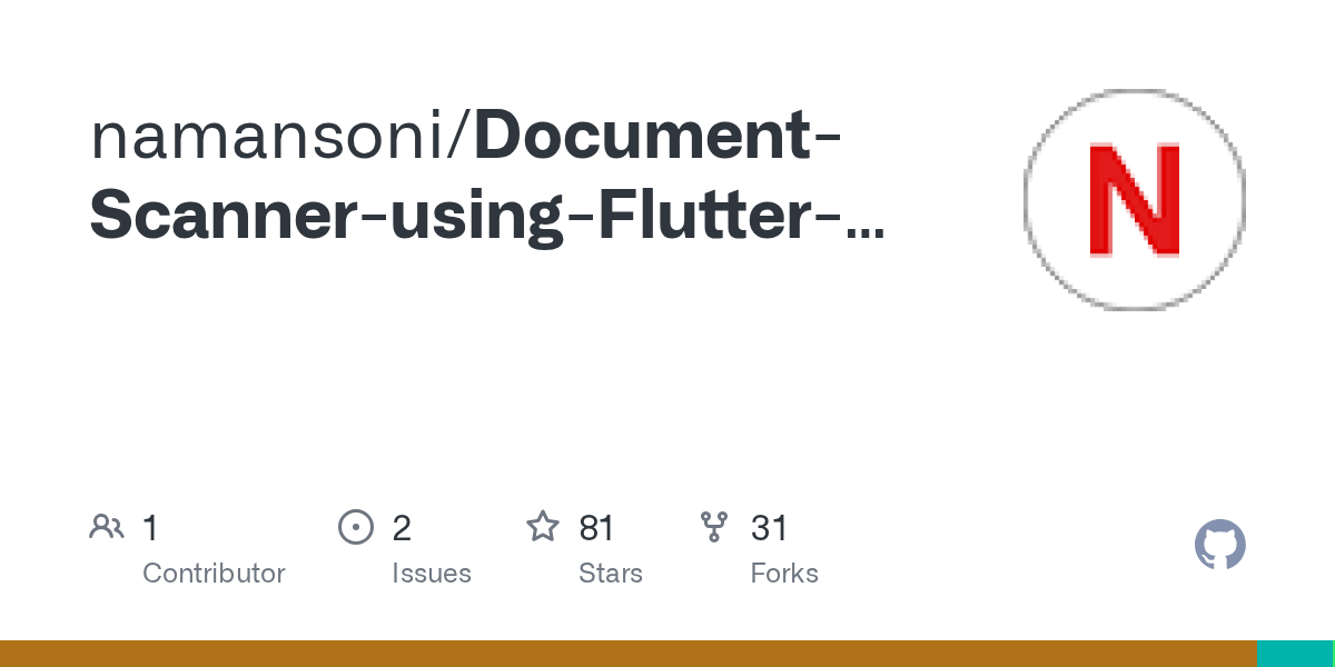 DocumentScannerusingFlutterandOpenCv/pubspec.yaml at master