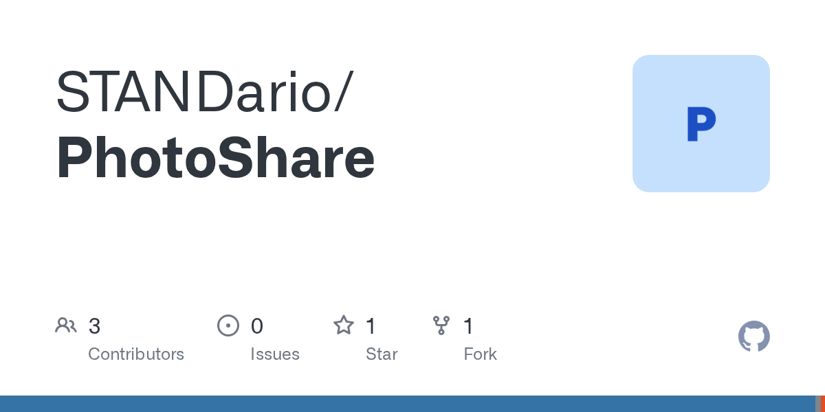 GitHub STANDario/PhotoShare