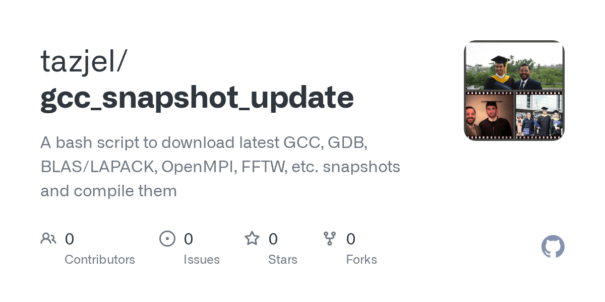 GitHub tazjel/gcc_snapshot_update A bash script to download latest
