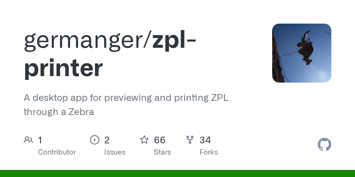 GitHub germanger/zplprinter A desktop app for previewing and