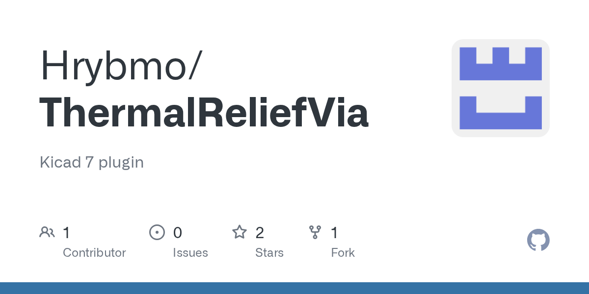 GitHub Hrybmo/ThermalReliefVia Kicad 7 plugin