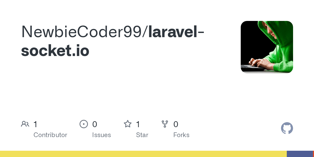 GitHub NewbieCoder99/laravelsocket.io