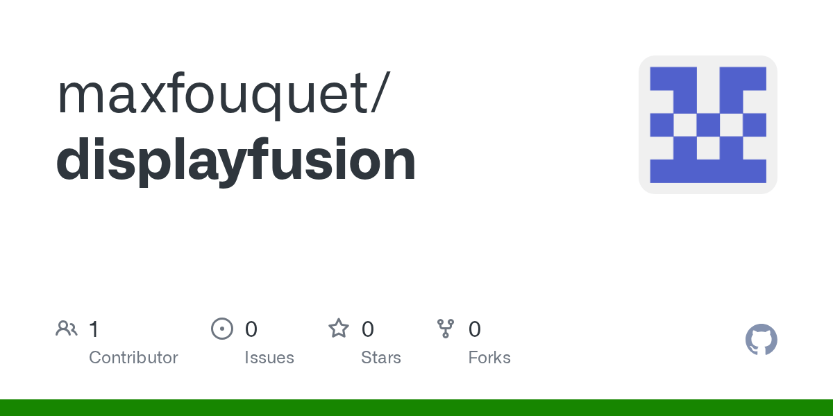 GitHub maxfouquet/displayfusion