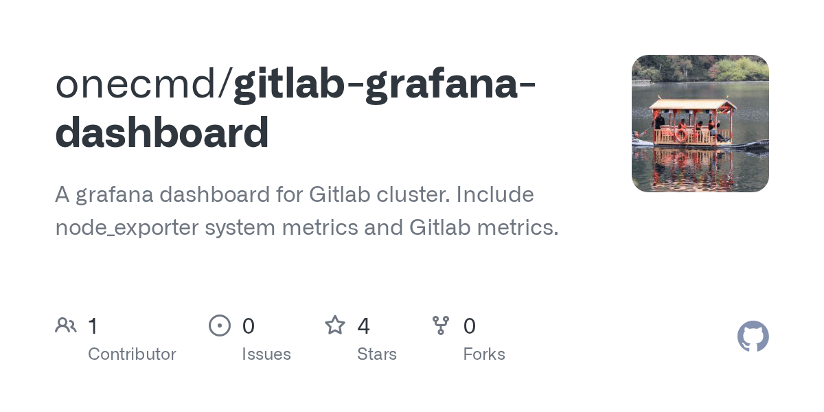 GitHub onecmd/gitlabgrafanadashboard A grafana dashboard for