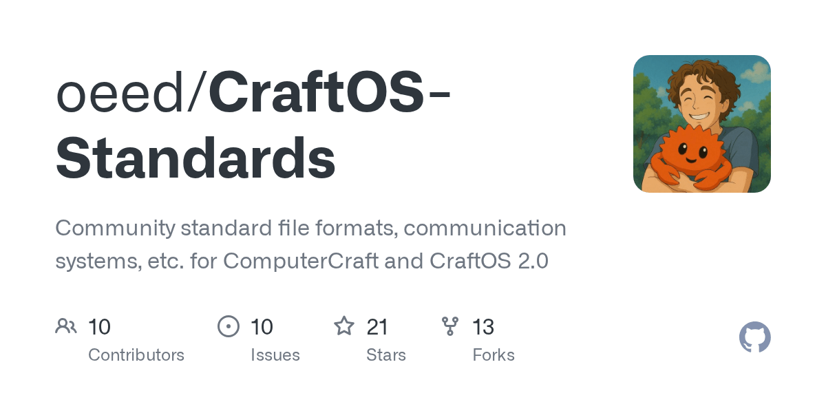 GitHub oeed/CraftOSStandards Community standard file formats