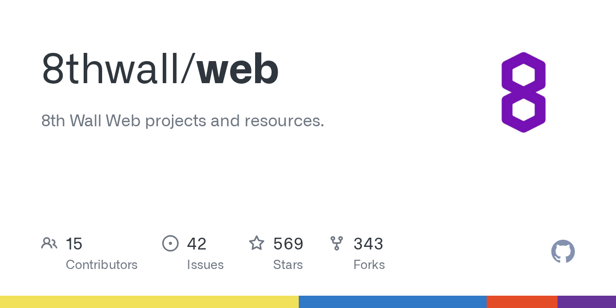 GitHub 8thwall/web 8th Wall  projects and resources.