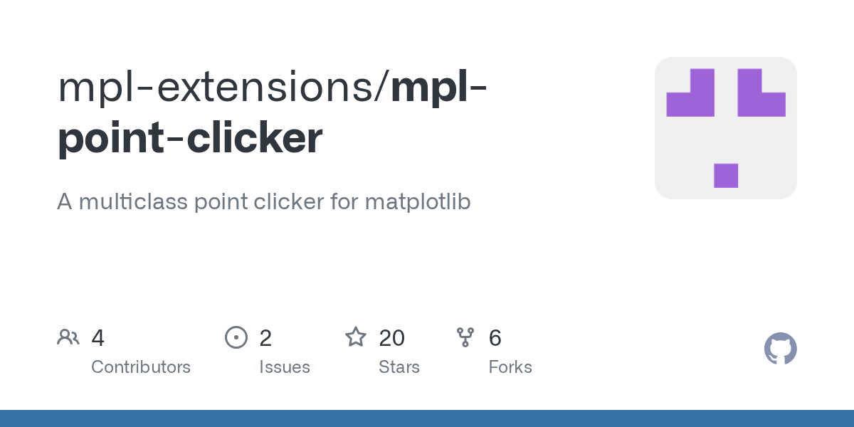 GitHub mplextensions/mplpointclicker A multiclass point clicker