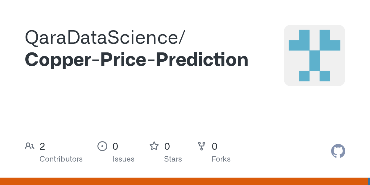 GitHub QaraDataScience/CopperPricePrediction