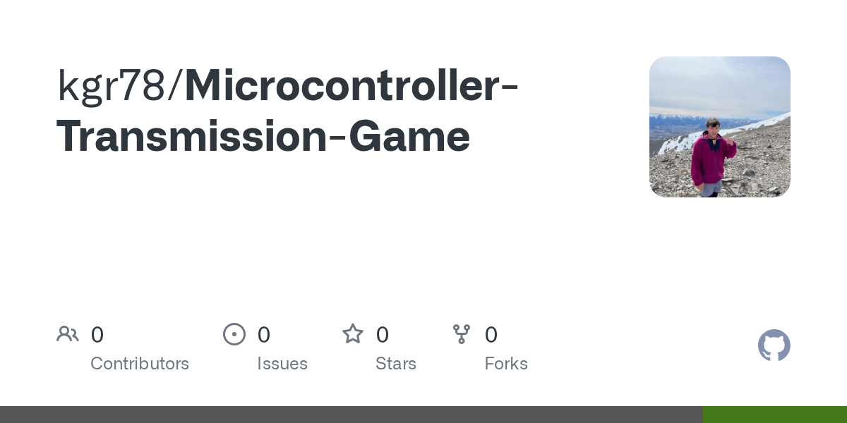 GitHub kgr78/MicrocontrollerTransmissionGame