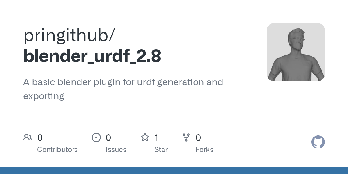 GitHub pringithub/blender_urdf_2.8 A basic blender plugin for urdf