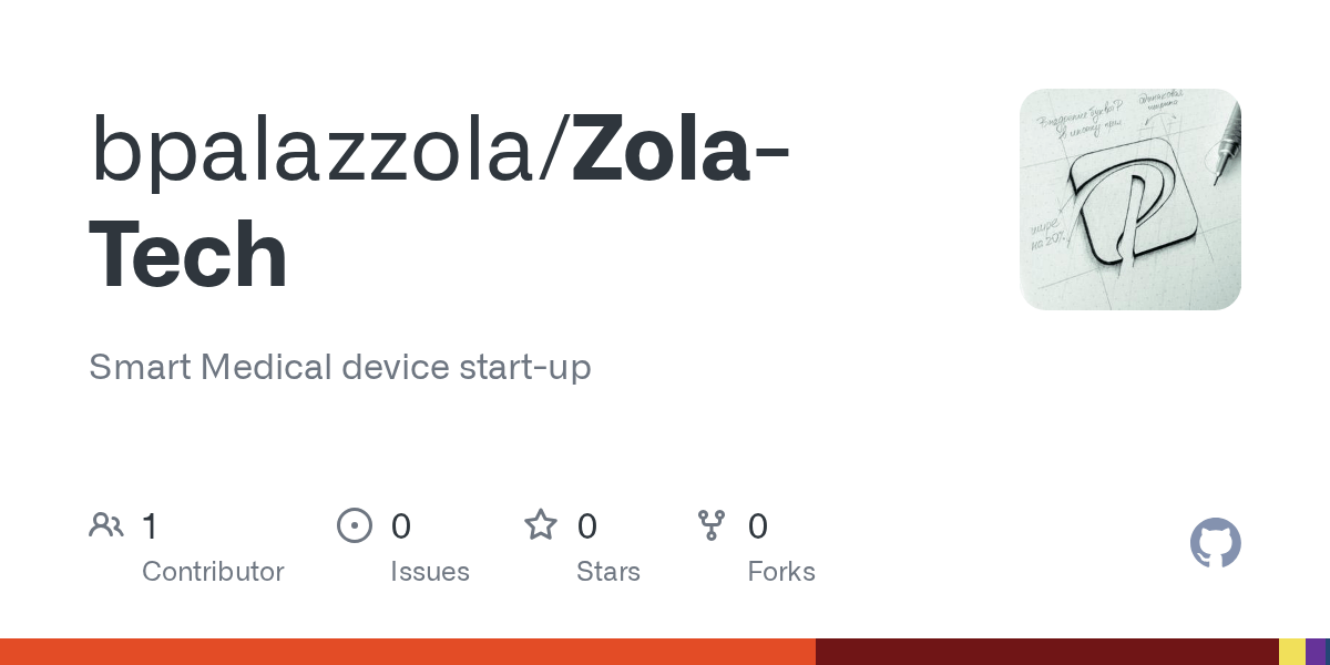 GitHub bpalazzola/ZolaTech Smart Medical device startup
