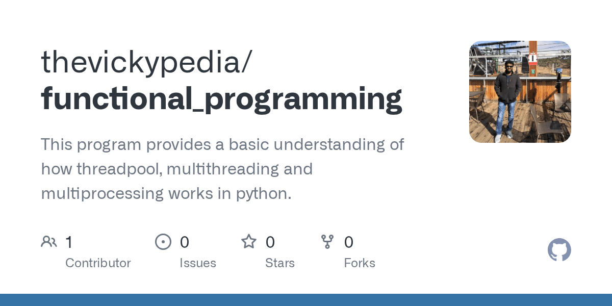 GitHub thevickypedia/functional_programming This program provides a
