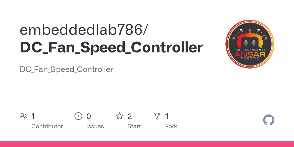 GitHub embeddedlab786/DC_Fan_Speed_Controller DC_Fan_Speed_Controller