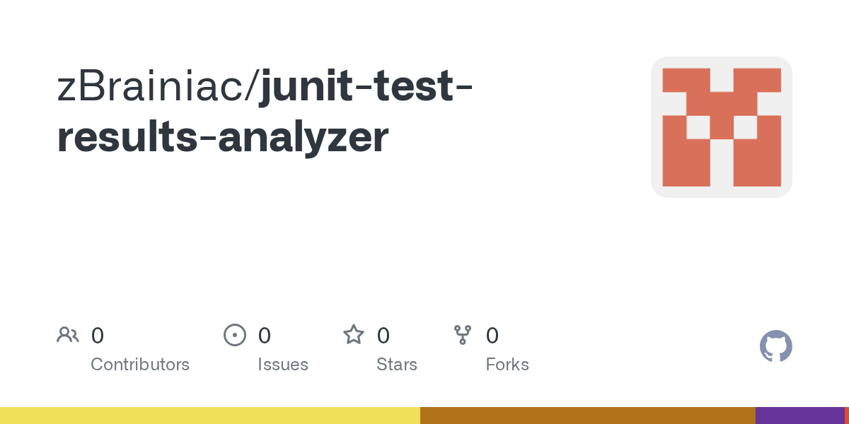 GitHub zBrainiac/junittestresultsanalyzer