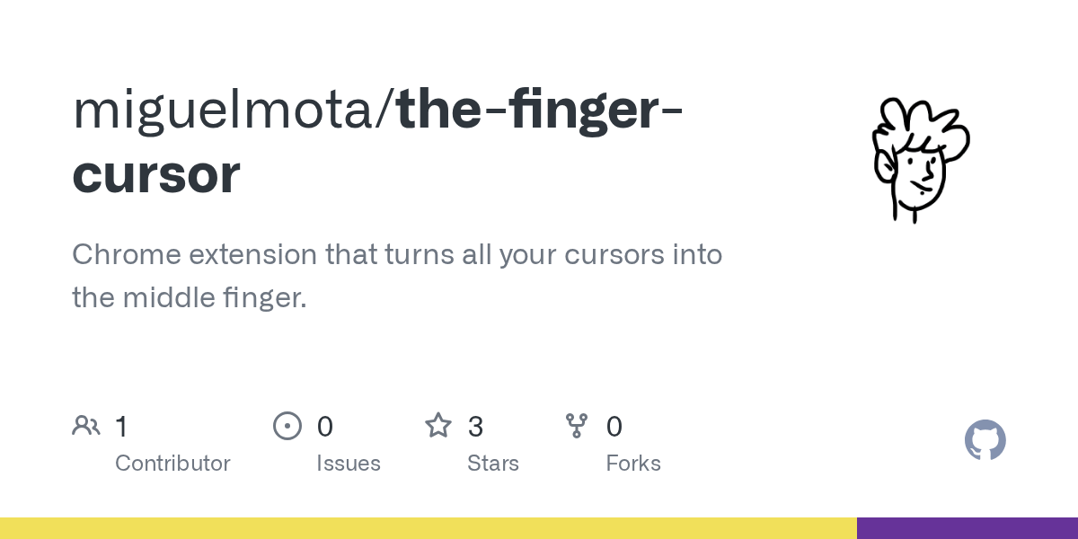 GitHub miguelmota/thefingercursor Chrome extension that turns all