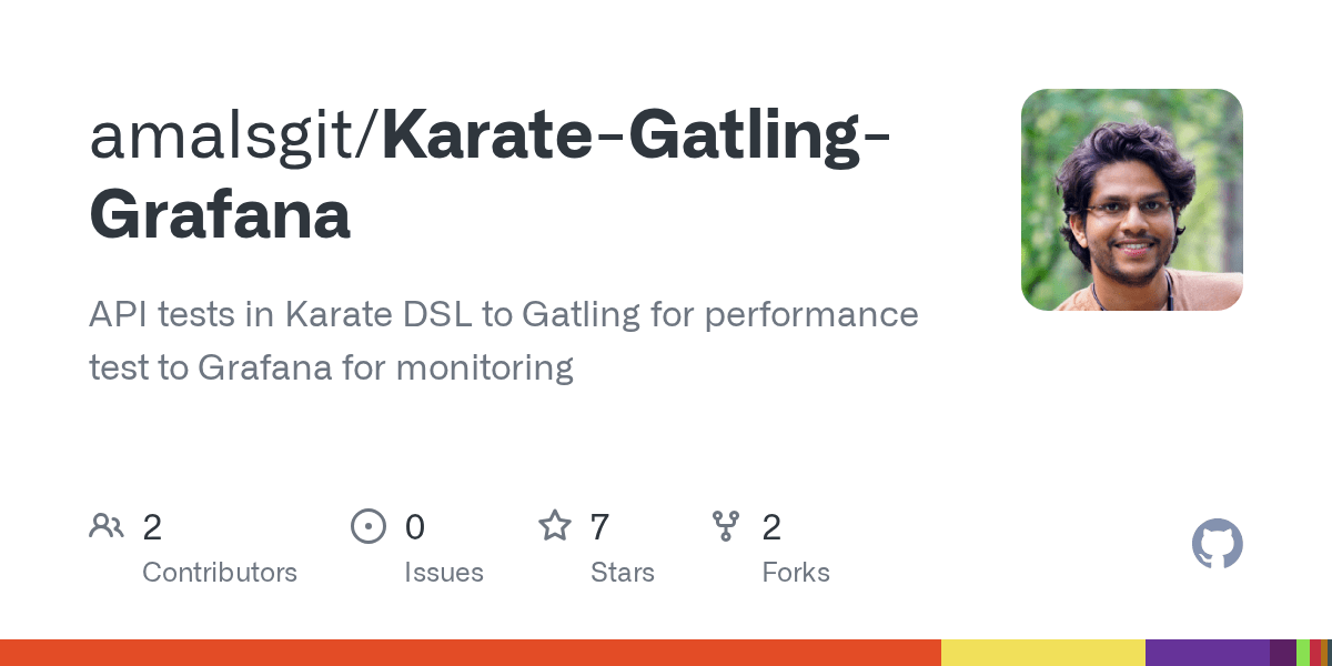 GitHub amalsgit/KarateGatlingGrafana API tests in Karate DSL to