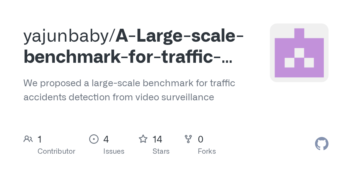 Issues · yajunbaby/ALargescalebenchmarkfortrafficaccidents