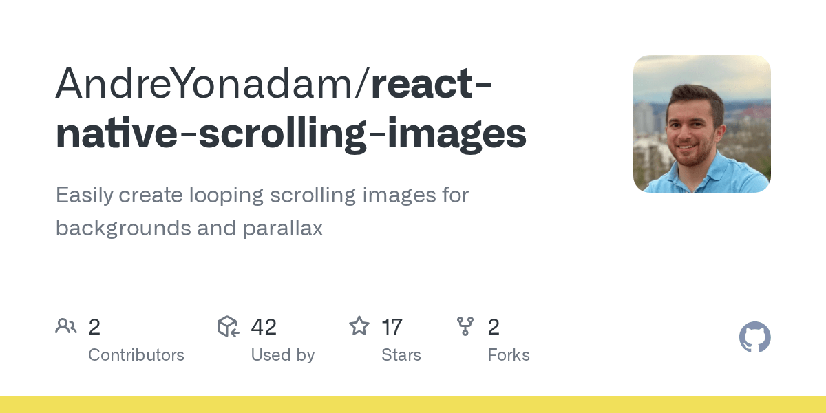 GitHub AndreYonadam/reactnativescrollingimages Easily create