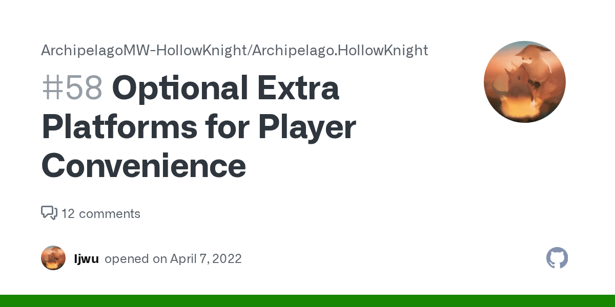Optional Extra Platforms for Player Convenience · Issue 58