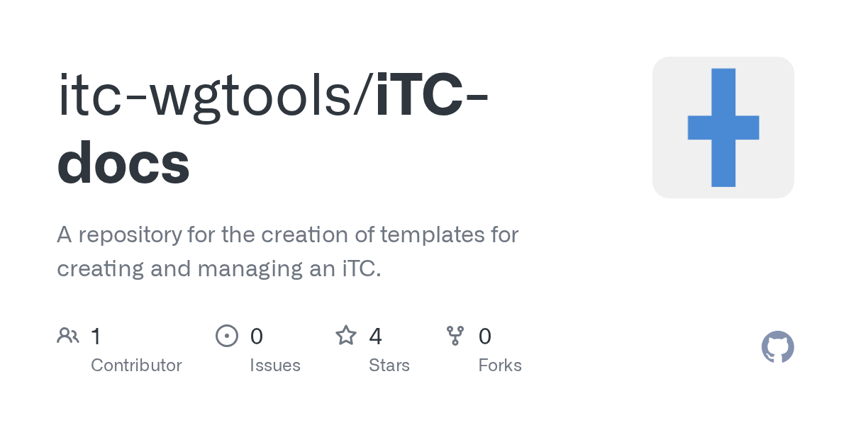 at master · itcwgtools/iTCdocs