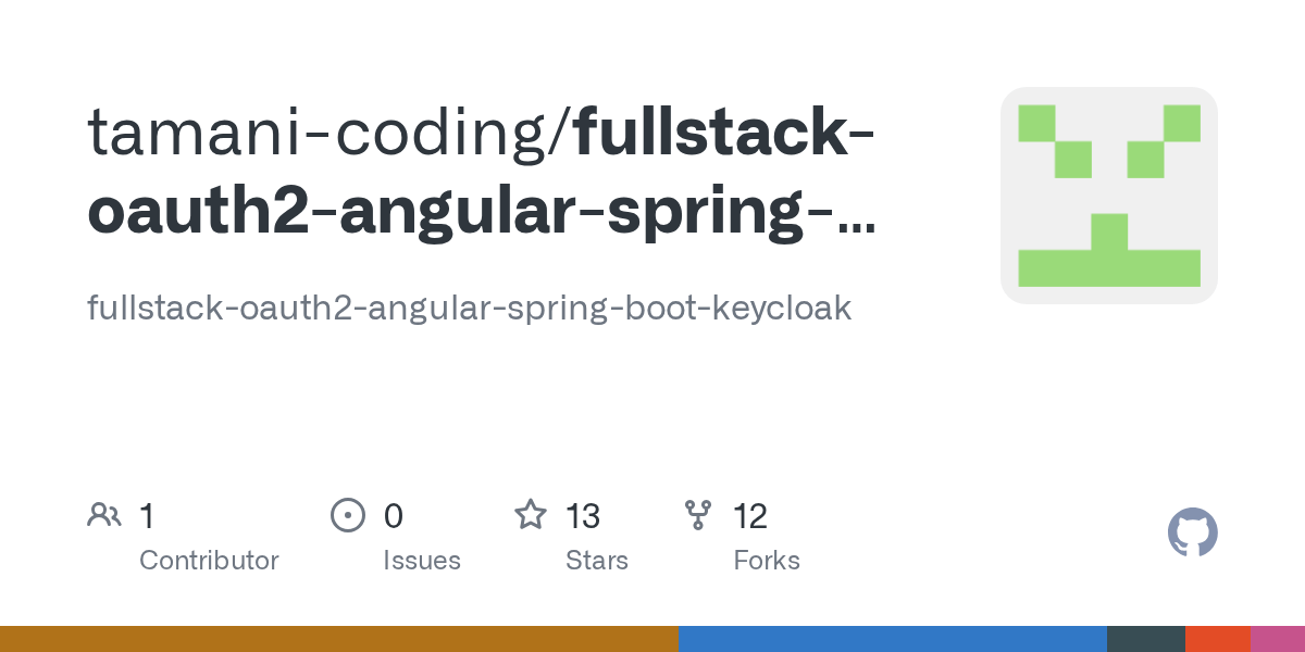 GitHub tamanicoding/fullstackoauth2angularspringbootkeycloak fullstackoauth2angular
