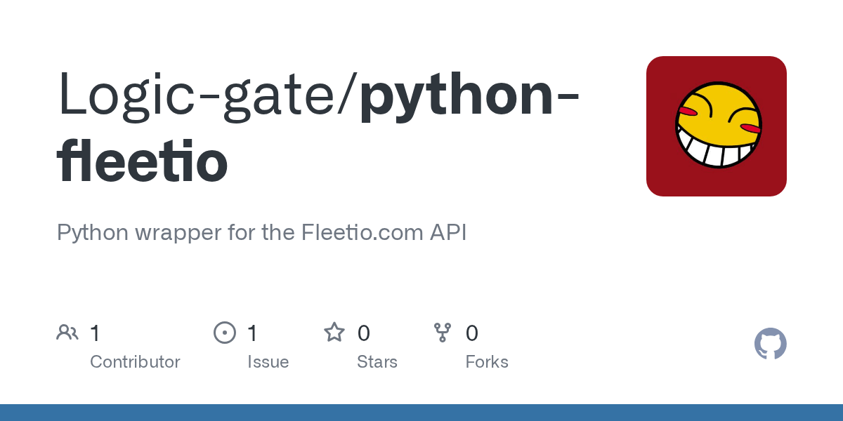 GitHub Logicgate/pythonfleetio Python wrapper for the API
