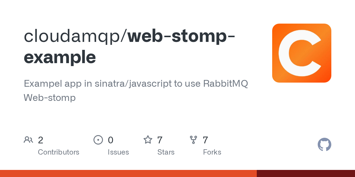 GitHub cloudamqp/webstompexample Exampel app in