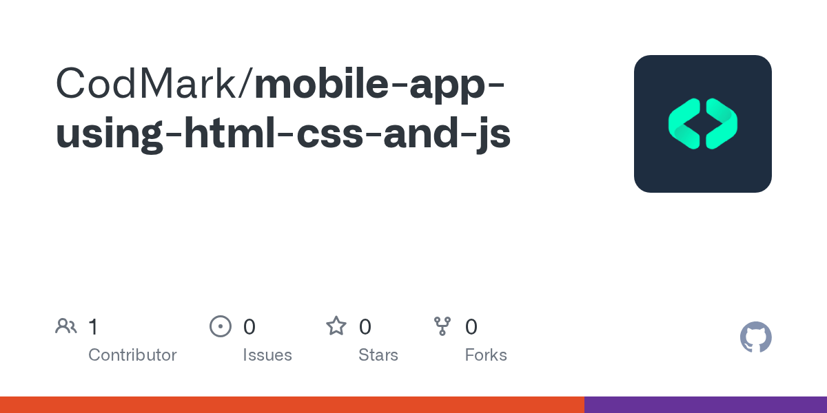 mobileappusinghtmlcssandjs/index.html at main · CodMark/mobileappusinghtmlcssandjs