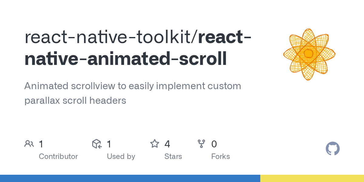 GitHub reactnativetoolkit/reactnativeanimatedscroll Animated