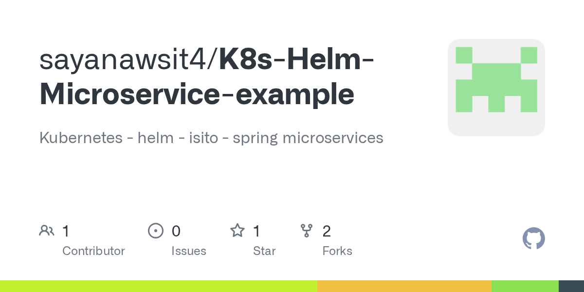 GitHub sayanawsit4/K8sHelmMicroserviceexample helm