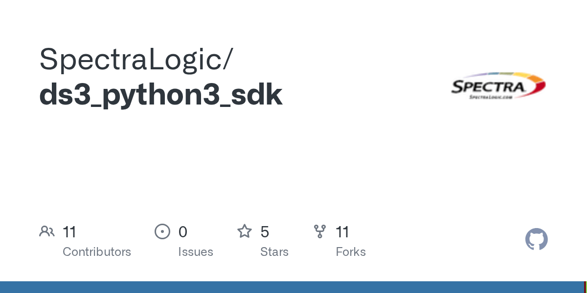 GitHub SpectraLogic/ds3_python3_sdk