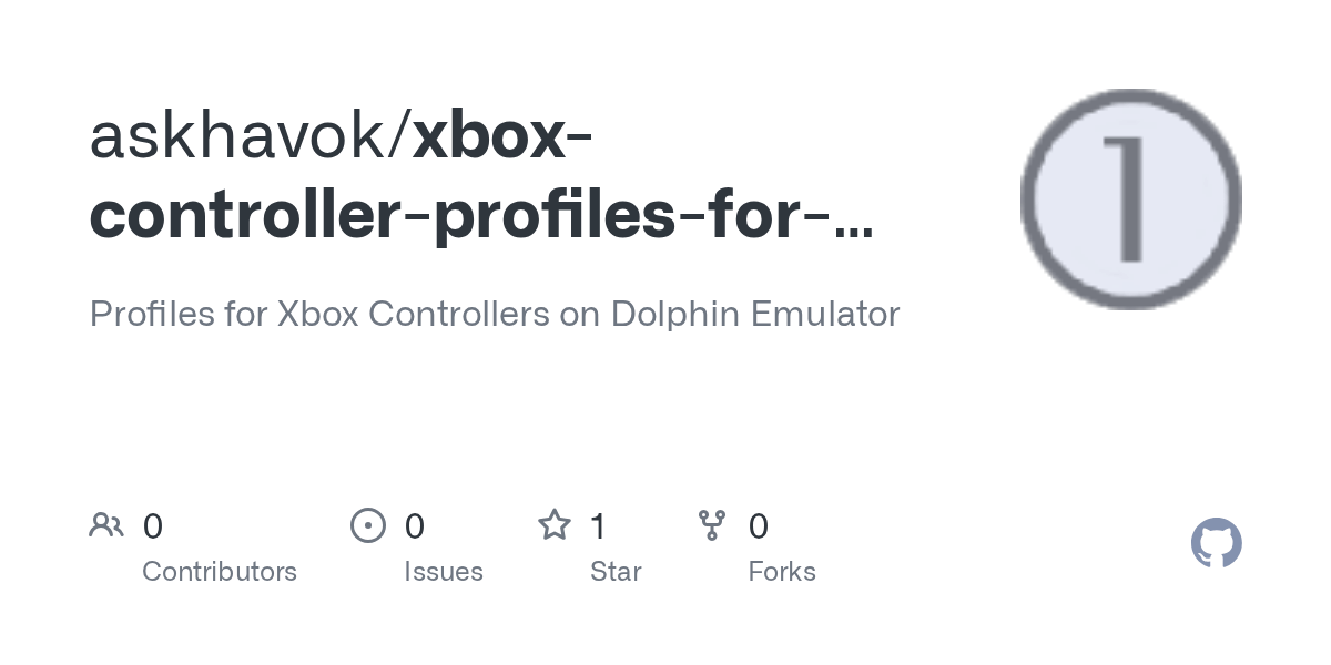 GitHub askhavok/xboxcontrollerprofilesfordolphinemu Profiles