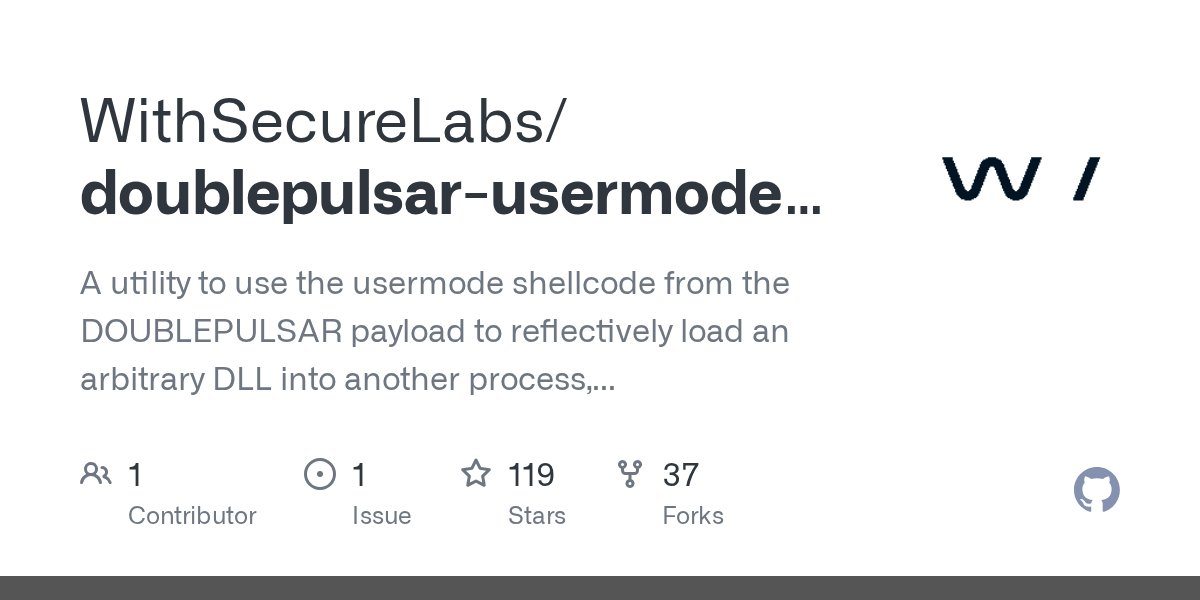GitHub WithSecureLabs/doublepulsarusermodeinjector A utility to
