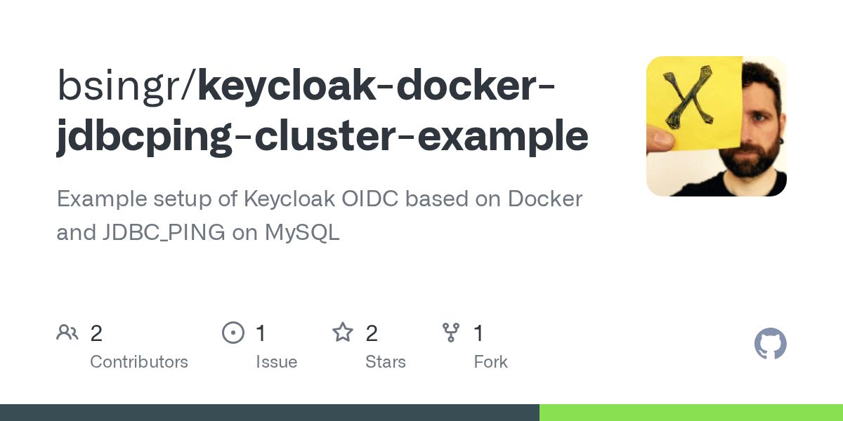 GitHub bsingr/keycloakdockerjdbcpingclusterexample Example setup
