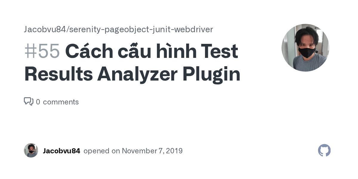 Cách cấu hình Test Results Analyzer Plugin · Issue 55 · Jacobvu84