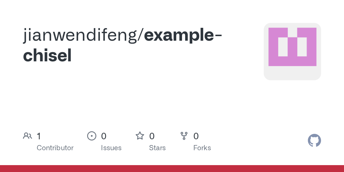 GitHub jianwendifeng/examplechisel