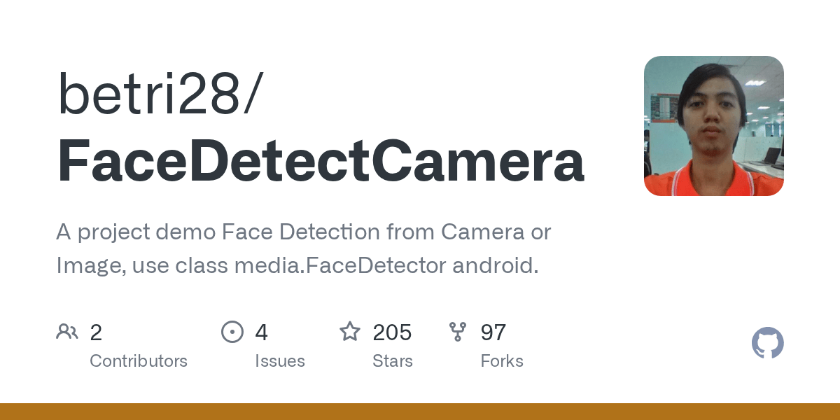 GitHub betri28/FaceDetectCamera A project demo Face Detection from