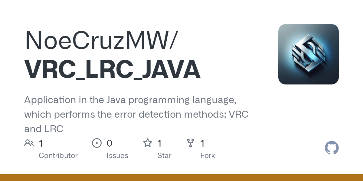 GitHub NoeCruzMW/VRC_LRC_JAVA Application in the Java programming