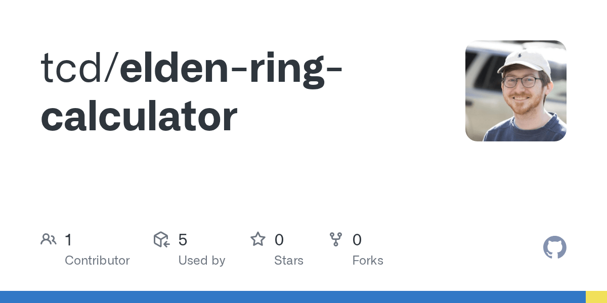 GitHub tcd/eldenringcalculator
