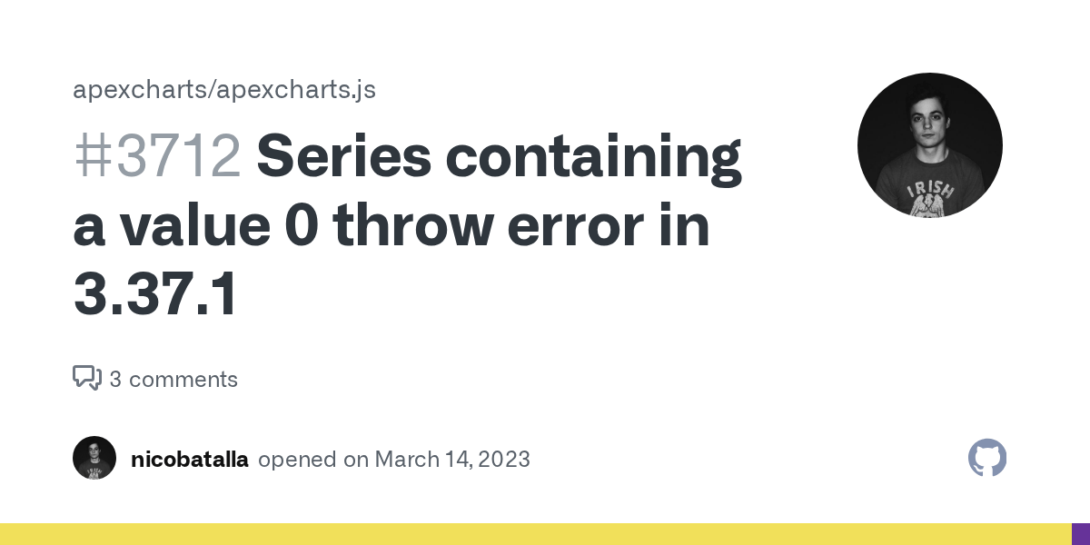 Series containing a value 0 throw error in 3.37.1 · Issue 3712