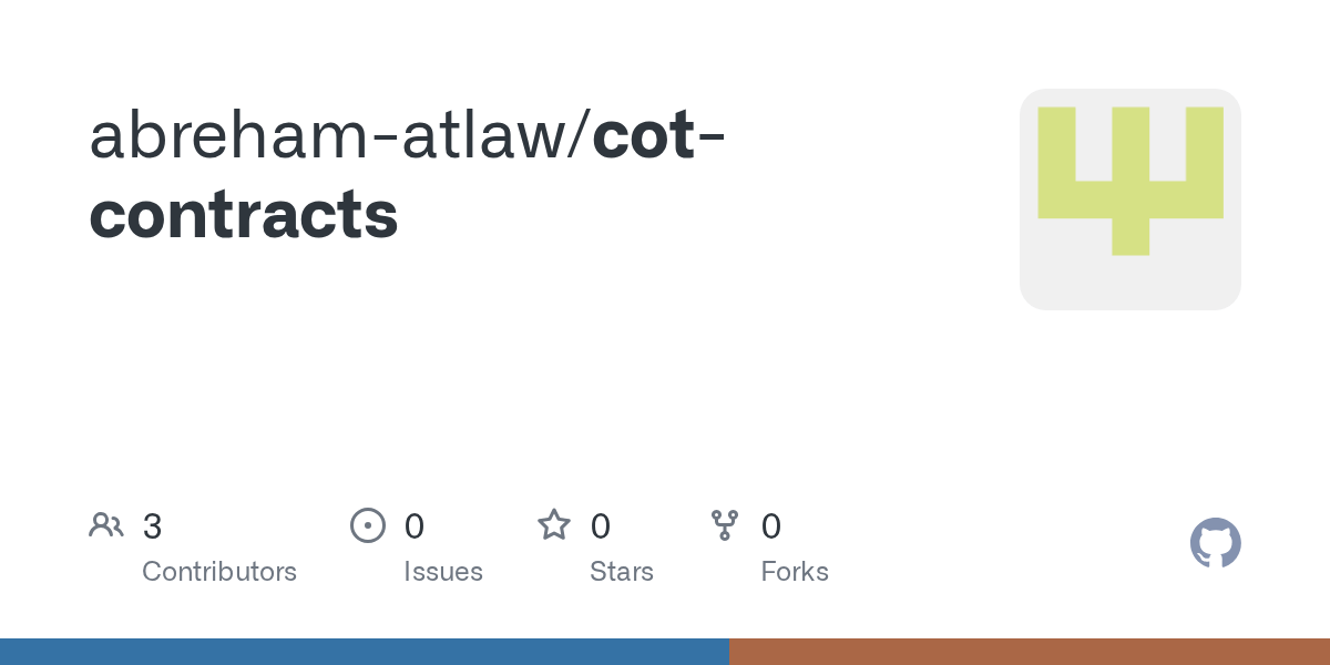 GitHub abrehamatlaw/cotcontracts
