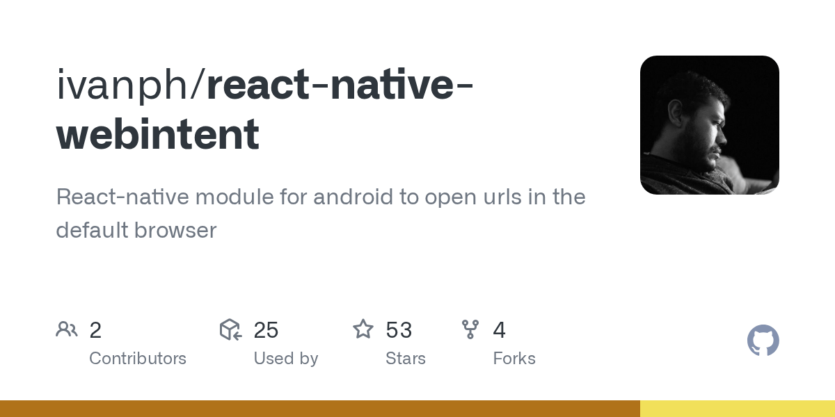 GitHub ivanph/reactnativewebintent Reactnative