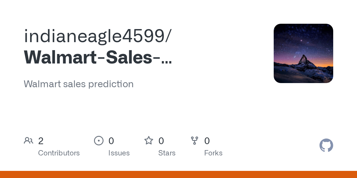 GitHub indianeagle4599/WalmartSalesPrediction Walmart sales prediction