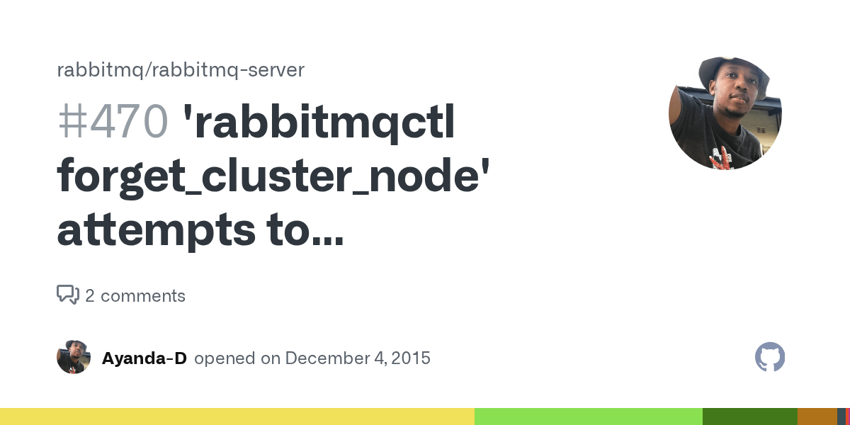 'rabbitmqctl attempts to impersonate