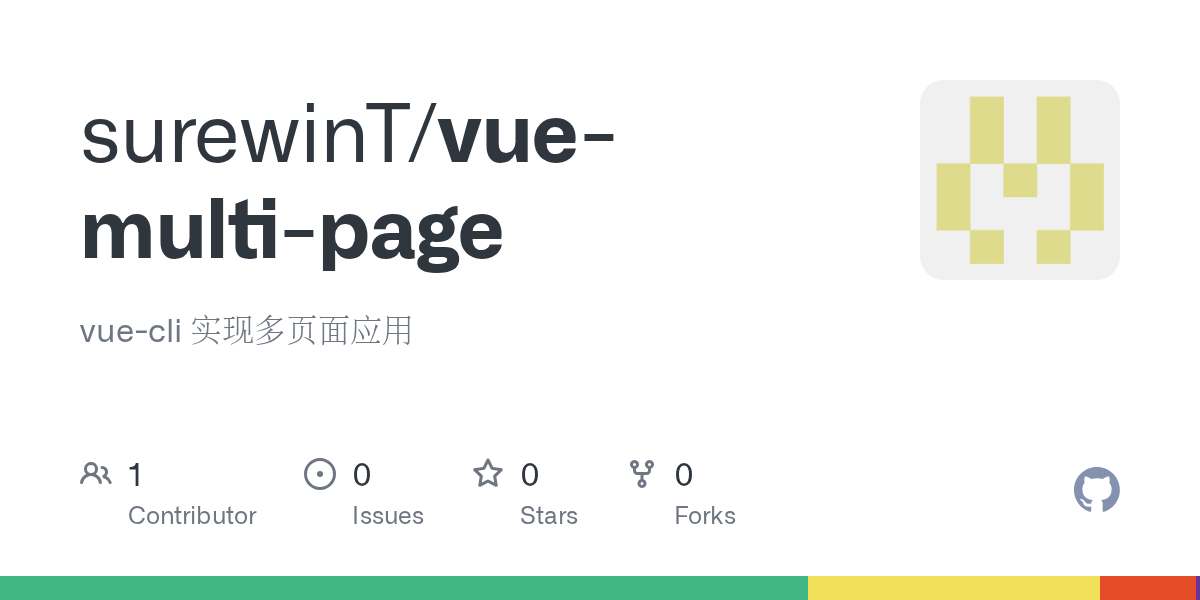 GitHub surewinT/vuemultipage vuecli 实现多页面应用