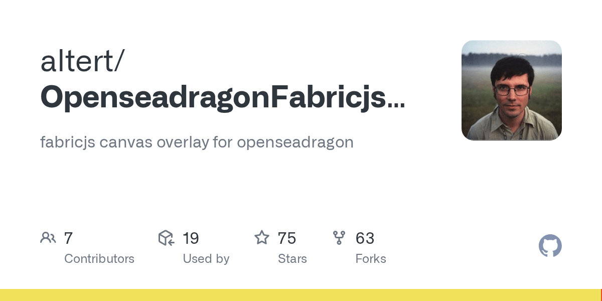 GitHub altert/OpenseadragonFabricjsOverlay fabricjs canvas overlay for openseadragon