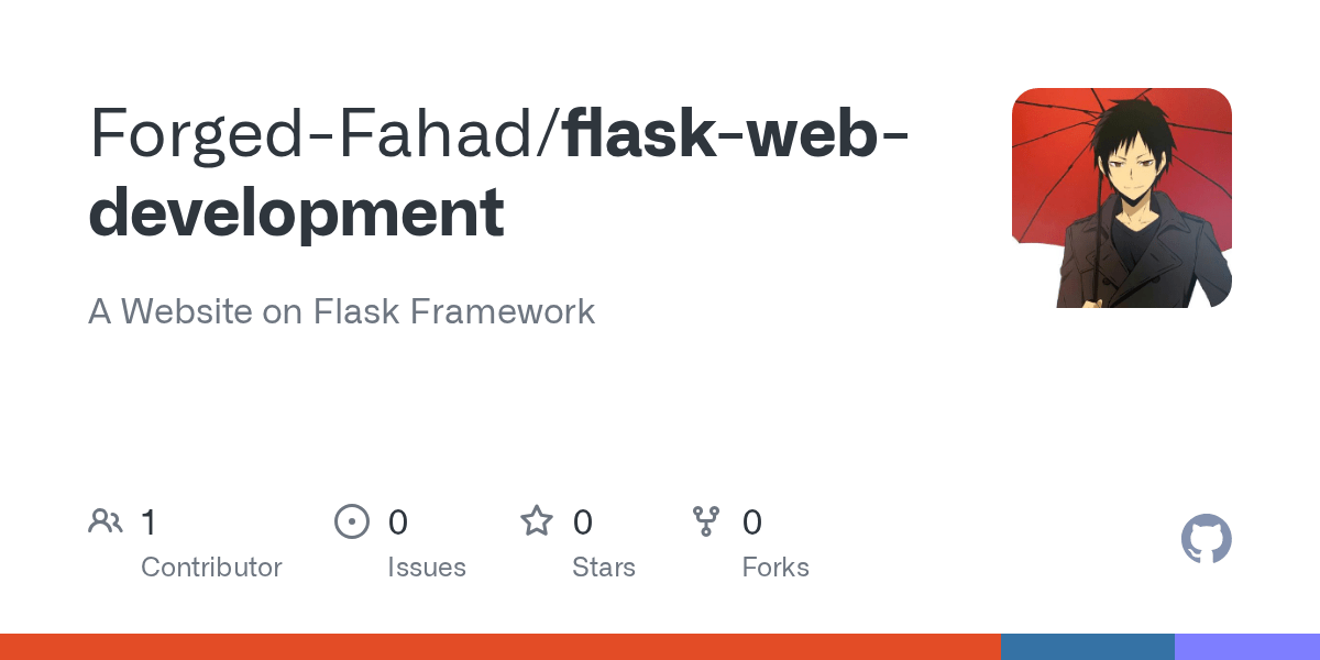 GitHub A site on Flask Framework