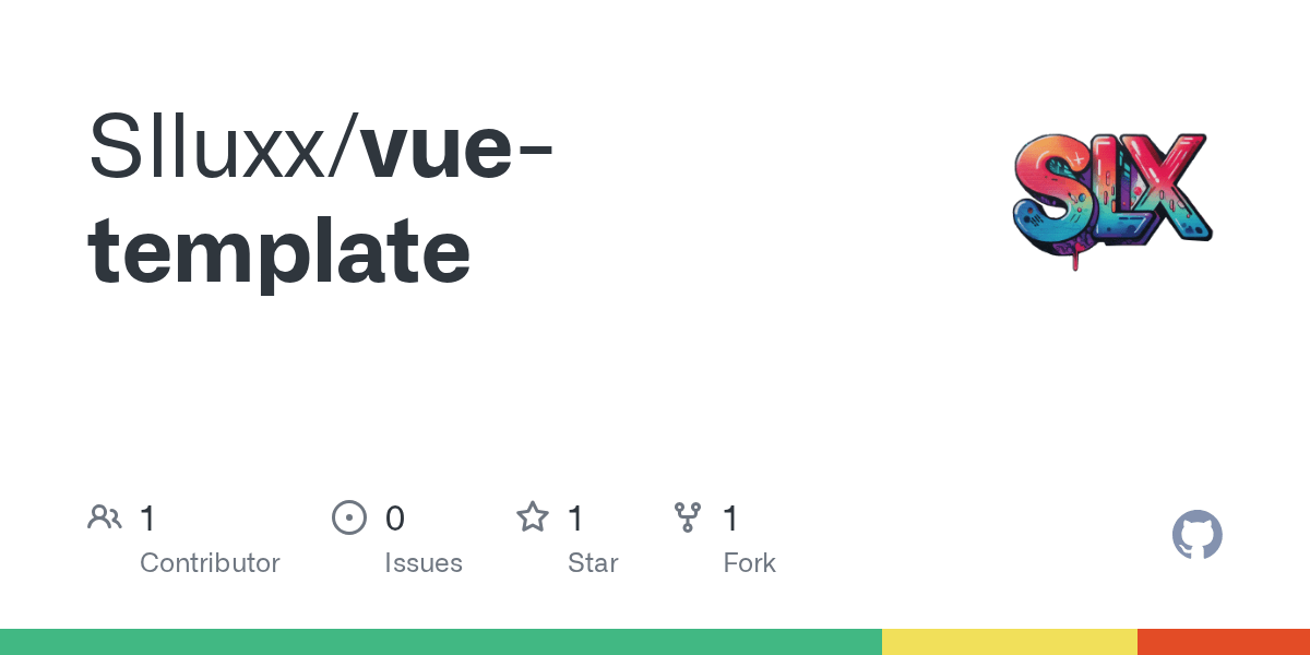 GitHub Slluxx/vuetemplate