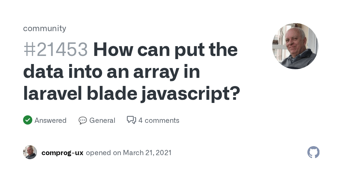 How can put the data into an array in laravel blade javascript