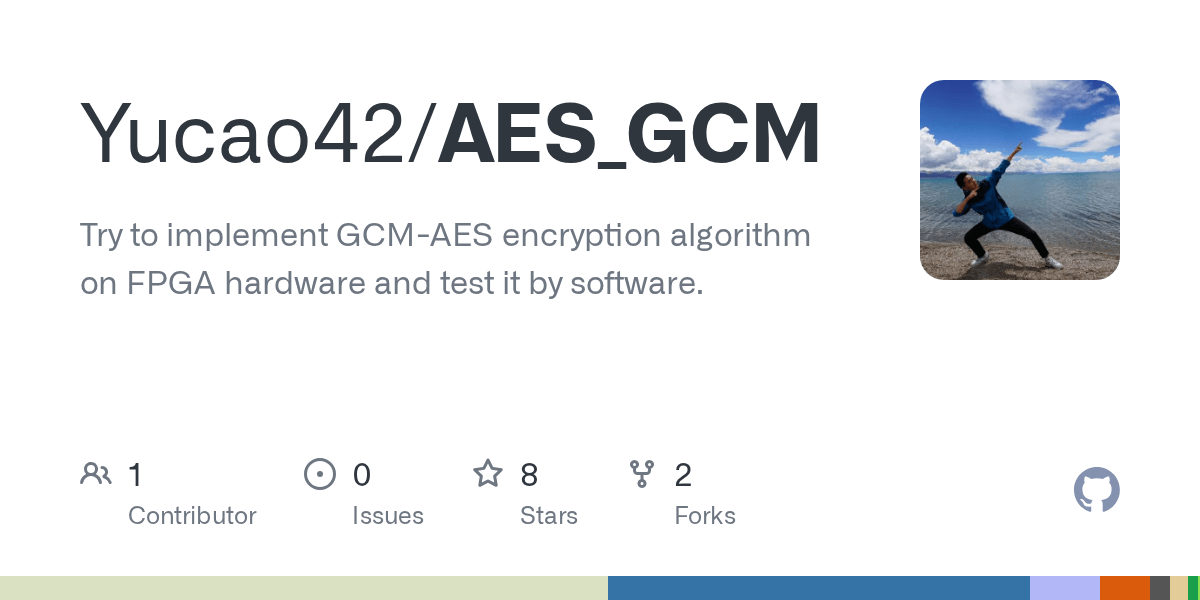GitHub Yucao42/AES_GCM Try to implement GCMAES encryption algorithm